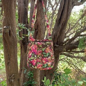 Vera Bradley Rose Mail Satchel